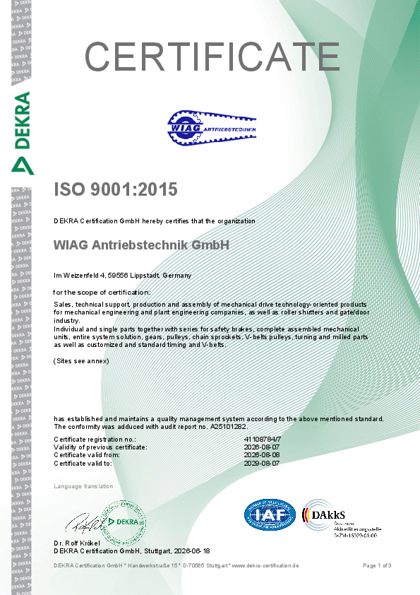 Zertifikat ISO 9001 2015 rezert en 2 
