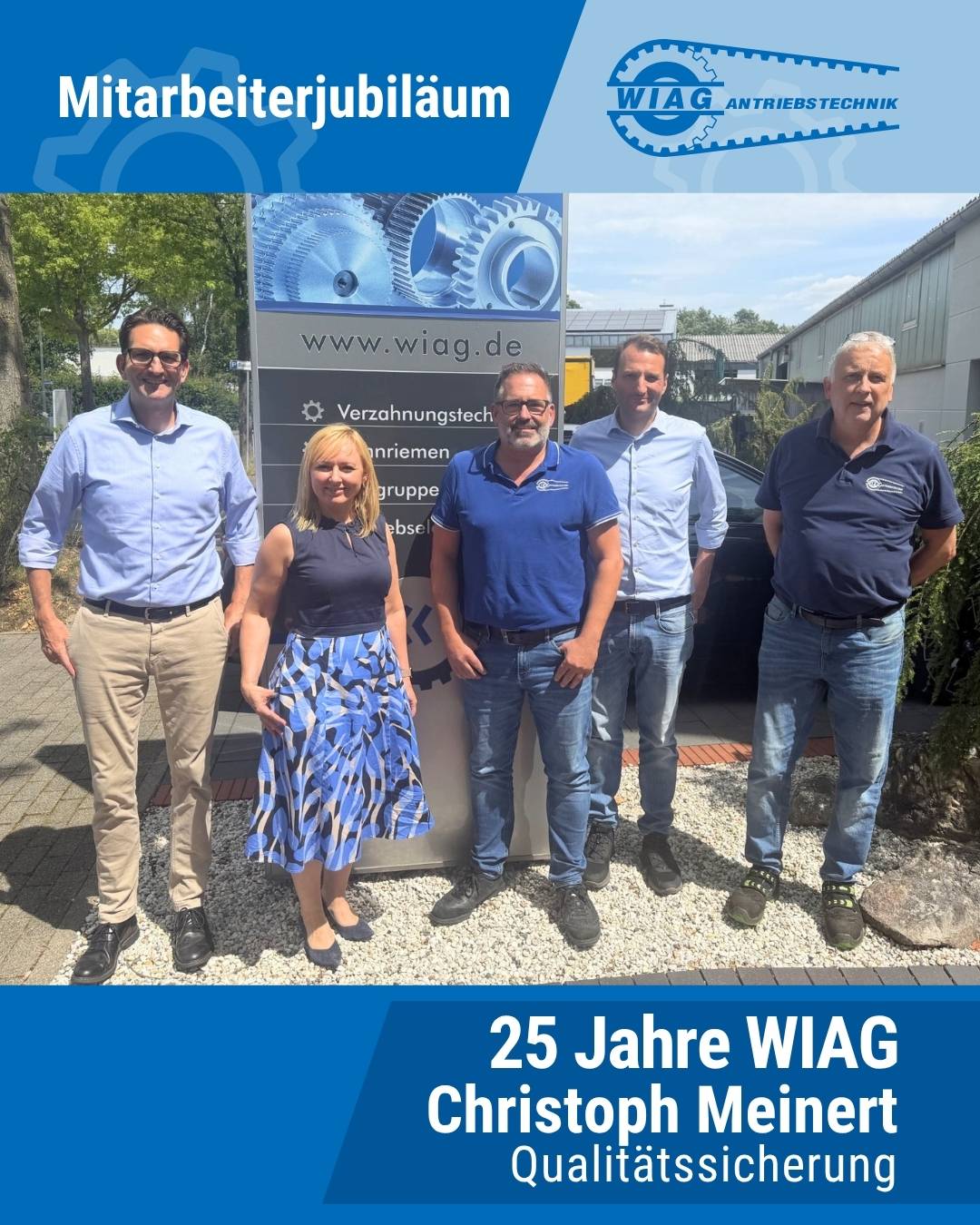 Mitarbeiterjubil um 25 Jahre Christoph Meinert Mitarbeiterjubil um 25 Jahre Christoph Meinert